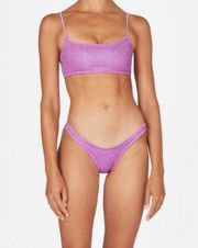 Triangl Purple Bikini TOP ONLY