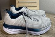 Hoka  One One Bondi 6 Grey Blue Sneakers Shoes