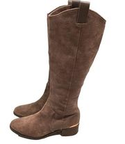 Louise Et Cie Brown Sueded Leather Lo Zada Tall Boots