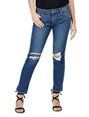 NWT Paige Brigette Boyfriend Skinny Jeans, Emmett Destructed, Size 25