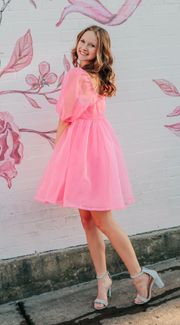 pink  style dress