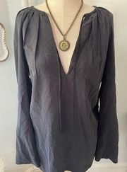 Aritzia Babaton 1-01 black YAEL BLOUSE M