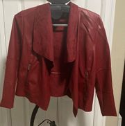 NWT Womens Size large leather jacket