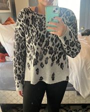 Cheetah Print Sweater