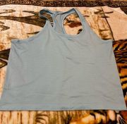 Lululemon  swiftly tech tank race length size 16 powder blue