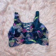 PINK Victoria’s Secret Push Up Tropical Bralette Size Medium