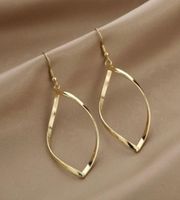 18K Gold Plated Geometric Square Dangle Drop Earrings for Women