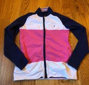 Nautica colorblock zip up size small