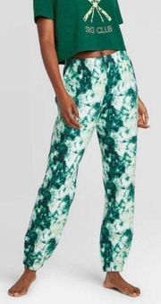 Green Tie Dye Sweatpants