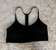 Black  Sport Bra Size Small