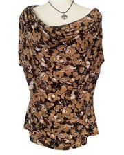 Studio works | brown printed top