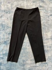 Dana Buchman Black Damsel 100% Wool Straight Leg Dress Pants Size 14