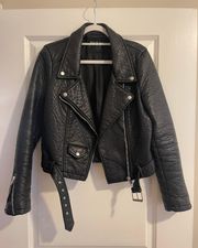 Faux Leather Jacket