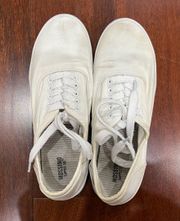 White Canvas Shoes (Look Like Vans)