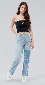 Hollister NWT  Ultra High Rise Vintage Straight Jean in Light