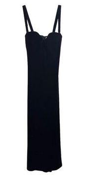 Moda International Vintage Y2K Whimygoth Deep Purple Velvet Maxi Dress