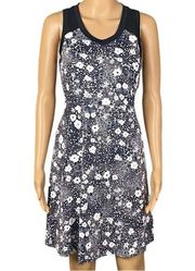 TITLE NINE black and white floral, athleisure “Diamalete Dress”. Size Small. EUC