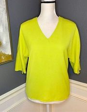 A|X Armani Exchange twist seam 3/4 sleeve blouse