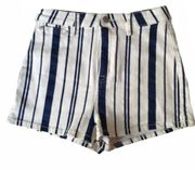 Urban Outfitters  BDG Pin-Up High-Rise Denim Shorts, Stripe W27 NWT