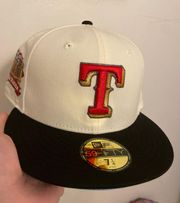 New Era Cap Hat club noho exclusive icy uv titanic Texas rangers 2019 final season patch size 7 1/4 brand new