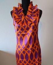 Orange And Purple Dress