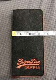 Superdry Soft Sunglass Case Grey orange sunglasses super dry eyeglass holder