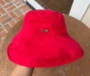 Sun N Sand red bucket hat