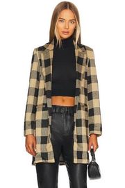 Sanctuary Carly Coat in Connor Plaid S NWT