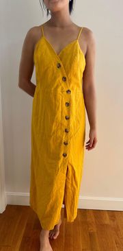 Mustard Yellow Summer Dress