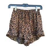 SIENNA Sky women's XS lined cheetah print shorts