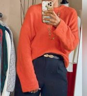 ASOS | Orange Drop Sleeve Oversized Sweater