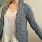 2B  cable knit cocoon cardigan