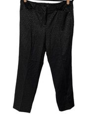 Worthington Black Slim Fit Career Dress Pants with a faint print