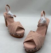 Journee Collection Sandals Womens 8 Pink Tru Comfort Foam Alary Studded NEW