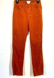 5/$25 Sale MUDPIE burnt orange corduroy pants size small