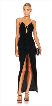MAJORELLE Amore Gown in Black