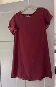 Flared Sleeve Dress