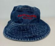 Abercrombie & Fitch Blue Denim Embroidered Bucket Hat