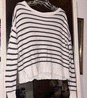 Rip curl Open Back Striped Sweater