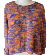 Thick Chunky Knit Multicolored Sweater by Hot & Delicious ~ Women's Size M/L