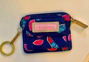 Adorable  Keychain wallet! In great condition! 💕💙 💄