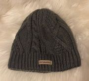 gray  knit hat