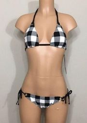 La Blanca plaid bikini. NWT