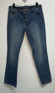 Old Navy The Dreamer Womens Light Denim Blue Jeans Size 12 R Bootcut Mid Rise