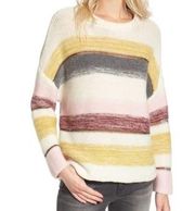 Rails Sweater Daphne Great Plains Striped Knit Crew Neck Sz M NWT Cashmere-Wool