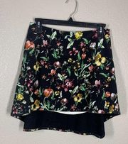 3.1 Phillip Lim Floral Silk Mini Skirt