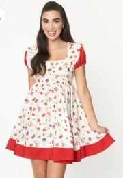 x STRAWBERRY SHORTCAKE Cutie Pie Babydoll Dress NWT LARGE