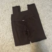 Aerie Chill Play Move Brown Leggings Size Small