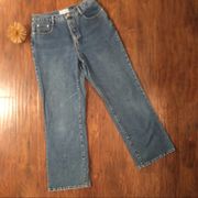 LA Blues Vintage High Rise Wide Leg Mom Blue Jeans Size 12