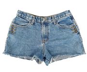 Vintage LEI High Waisted Cut Off Jean Shorts Sz 29